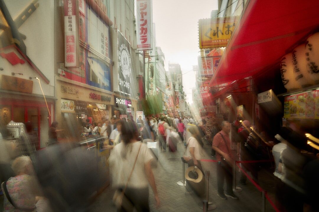 storefront on busy street