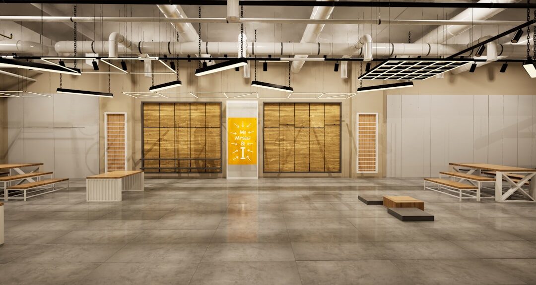 empty retail space interior